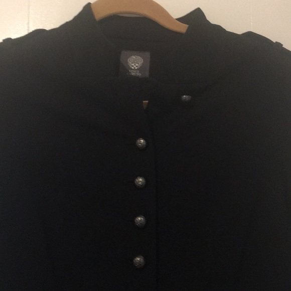 Vince Camino Military Style Black Jacket. Sz 10P - Picture 2 of 8